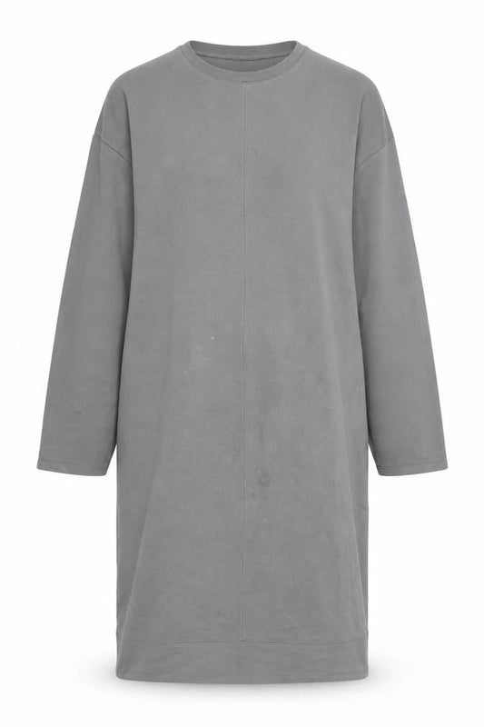 Zara Women’s Grey Long Sleeve Jersey Dress - M