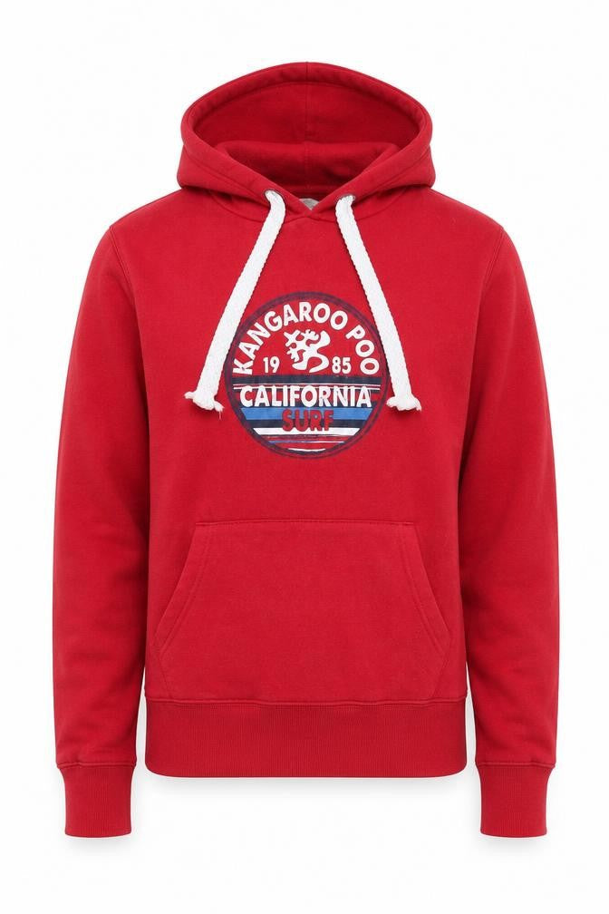 Kangaroo Poo Men's Red Small Pullover Hoodie