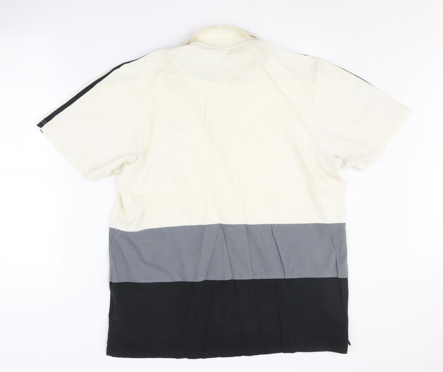 Adidas Men's Colourblock Polo Shirt L