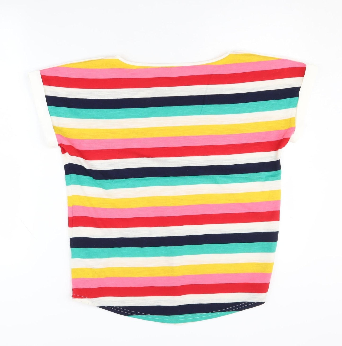 Oasis Women's Multicoloured Striped T-Shirt S