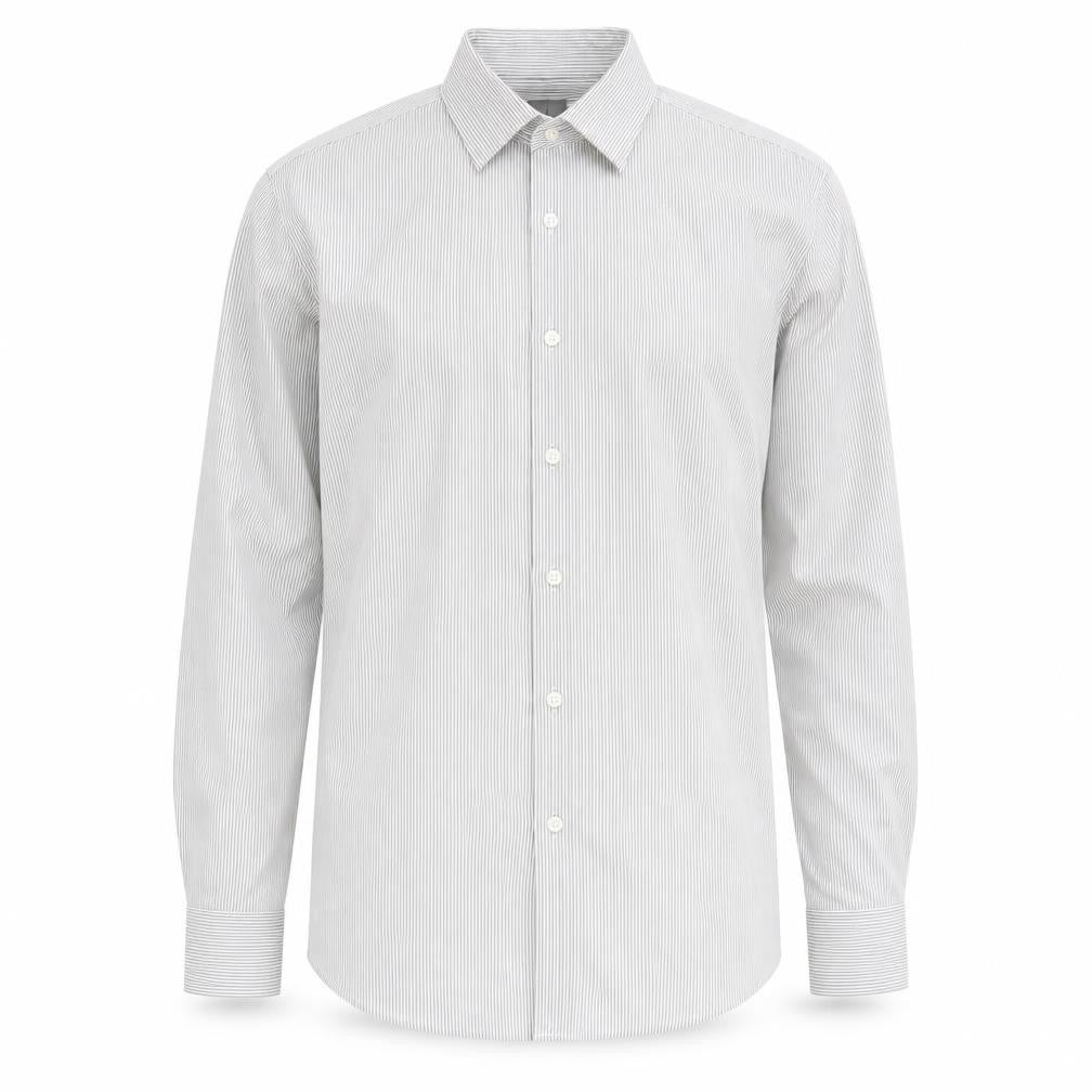 Calvin Klein Men's Slim Fit Striped Shirt - Size 42