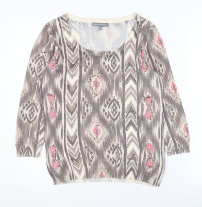 Laura Ashley Women's Multicoloured Pullover Jumper Size 12