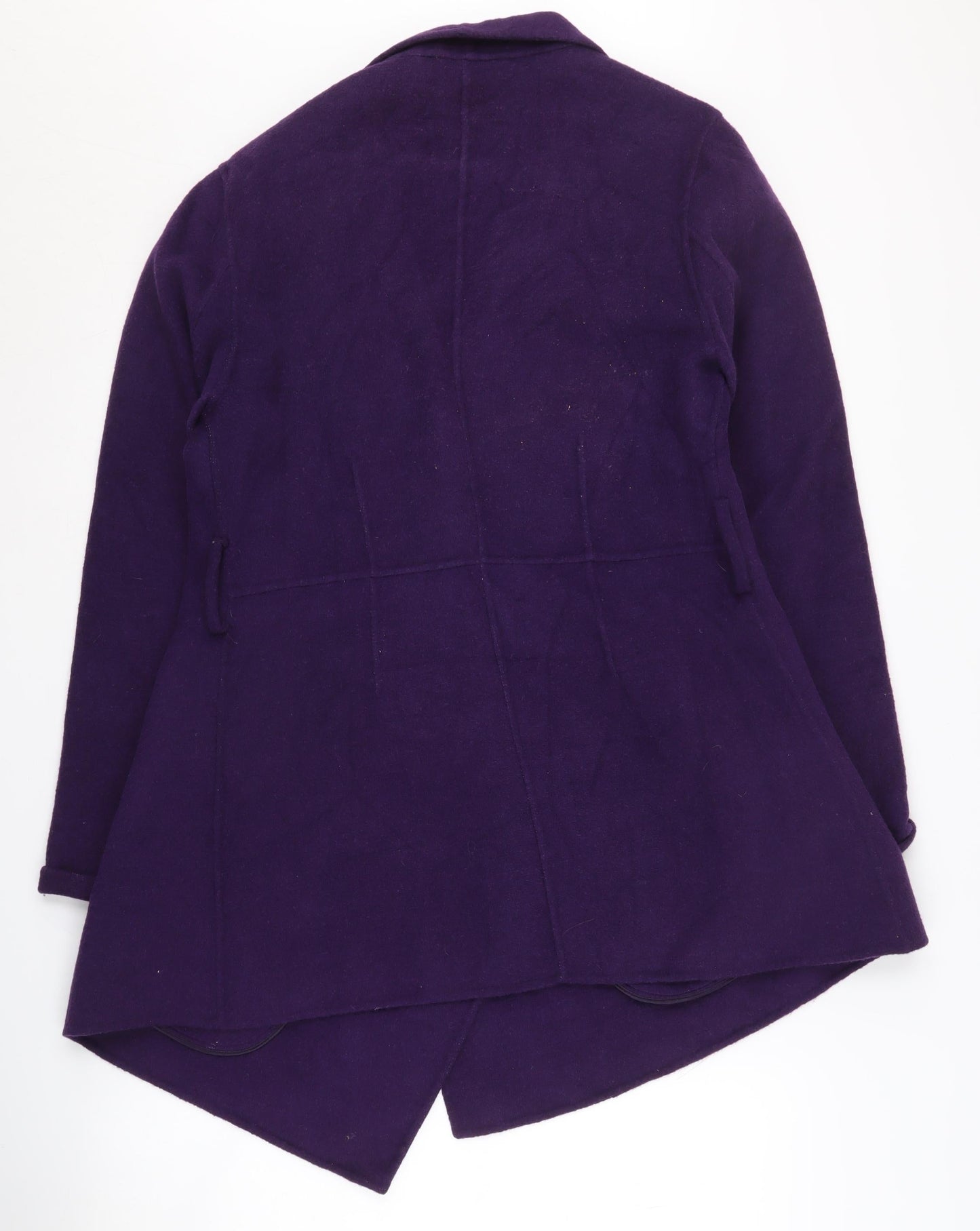 Viyella Women's Wool Angora Purple Coat Size 10