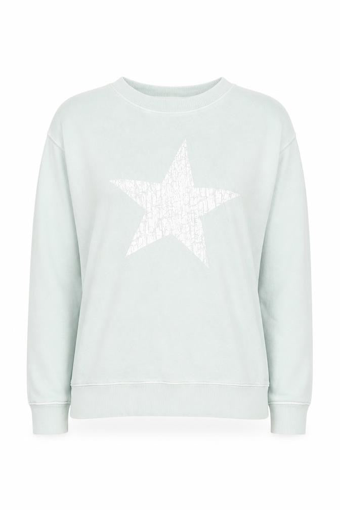 Hush Women's Green Pullover Sweatshirt - Medium, Cotton