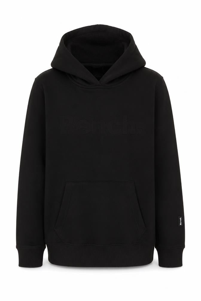 Bench Boys Black Pullover Hoodie 11-12 Years with Logo