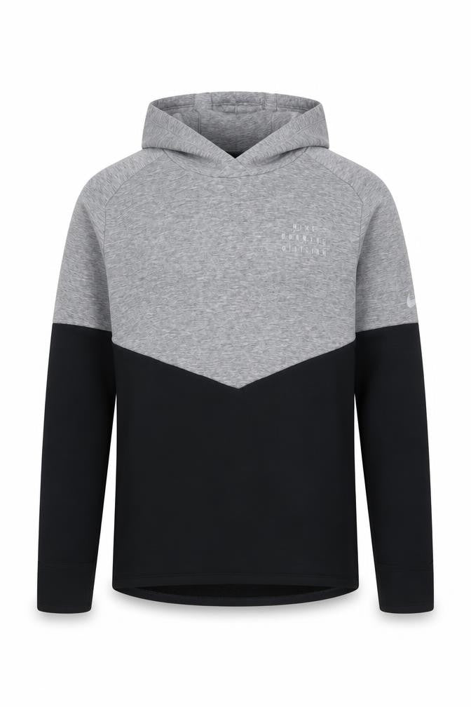 Nike Men's Grey Therma-Fit Hoodie, Size S, Running