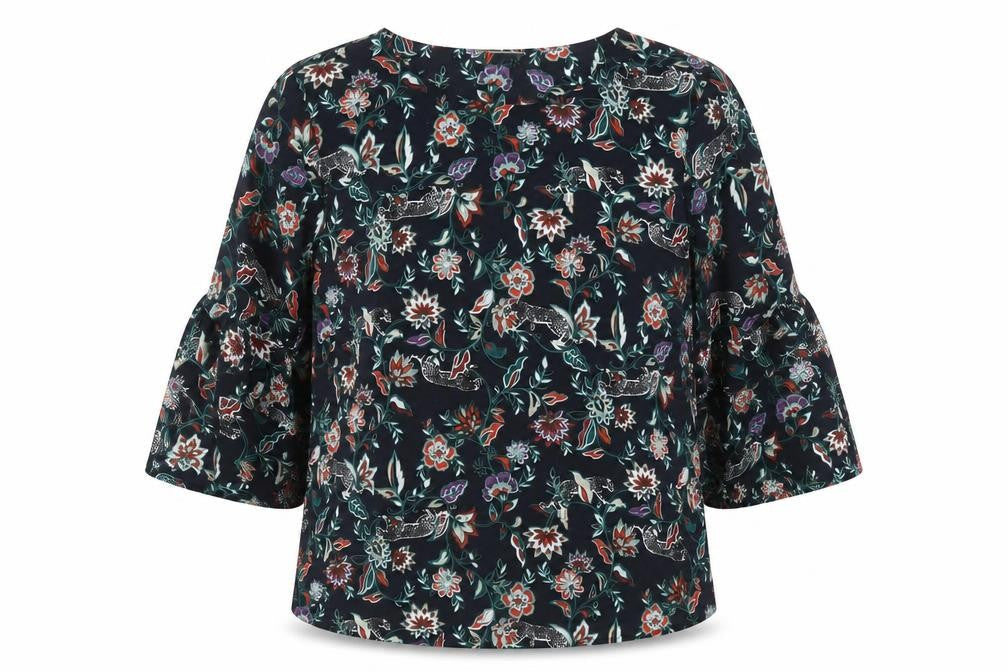 Hush Women's Multicoloured Floral Top Size 12