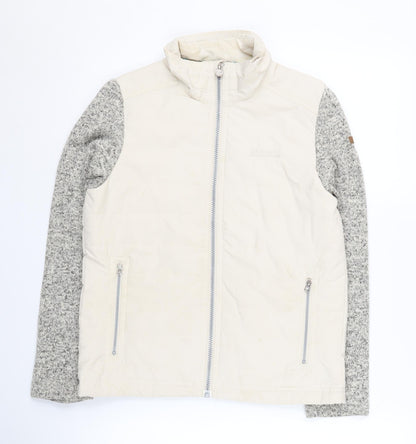Additional front view of Regatta girls’ beige basic jacket, 13 years, winter, polyester