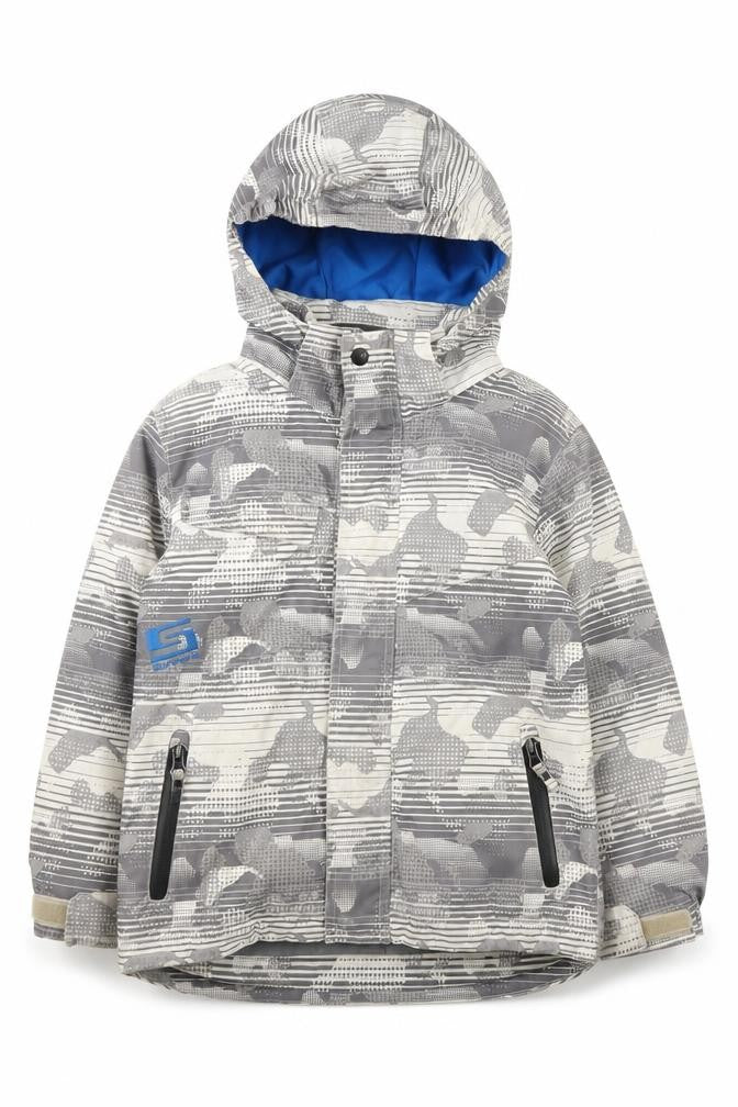 Surfanic Boys' Camouflage Ski Jacket, 6 Years, Multicoloured