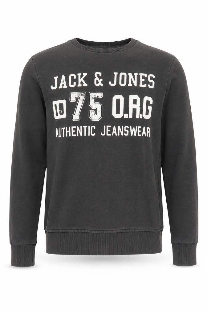 Jack & Jones Men's Black S Pullover Sweatshirt