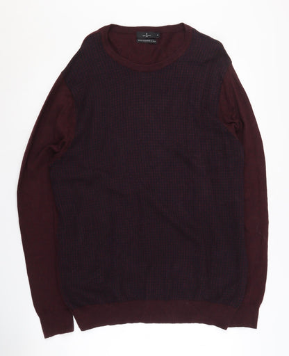 Jeff Banks Men’s Purple Pullover Jumper Size M
