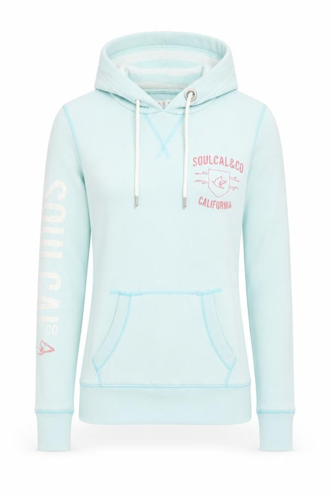 SoulCal & Co Women's Blue Pullover Hoodie, Size 10