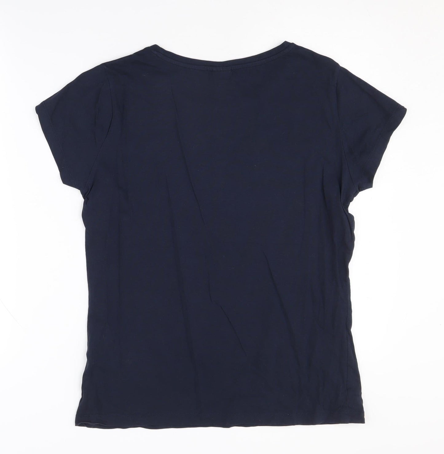 Jacqueline de Yong Women's Blue T-Shirt, Size L, Casual Style