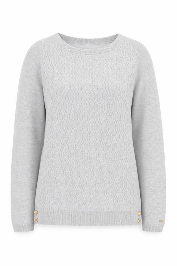 Tommy Hilfiger Women's Grey Knit Jumper L