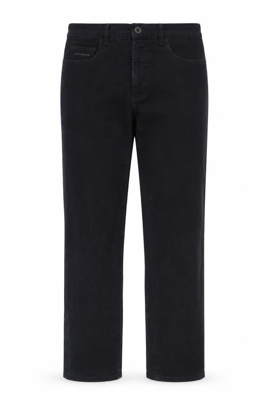 Hush Puppies Men's Black Straight Trousers 32
