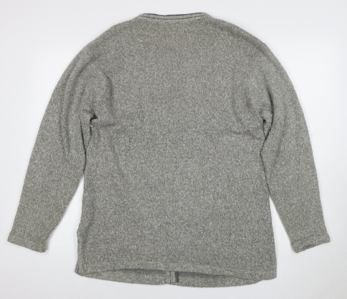 Casamia Women's Grey Argyle Cardigan One Size