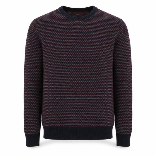 CRIMINAL Men's Multicoloured XL Cotton Pullover Jumper