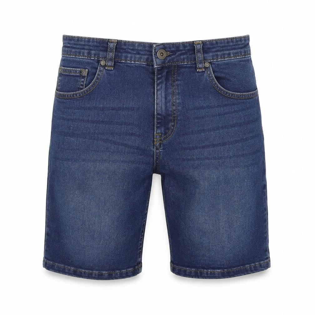 Denim Co. Men's Blue Slim Fit Shorts - Size 28