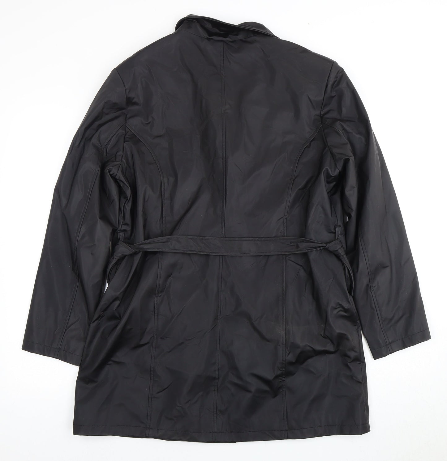 Joie de Vivre Women’s Black Belted Coat Size 14