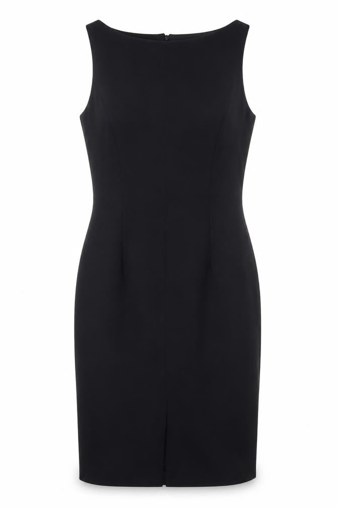 Wallis Women's Black Sheath Dress, Size 12, Chic and Classic