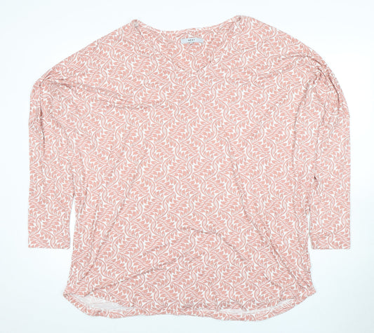 Next Women's XXL Floral 3/4 Sleeve Top