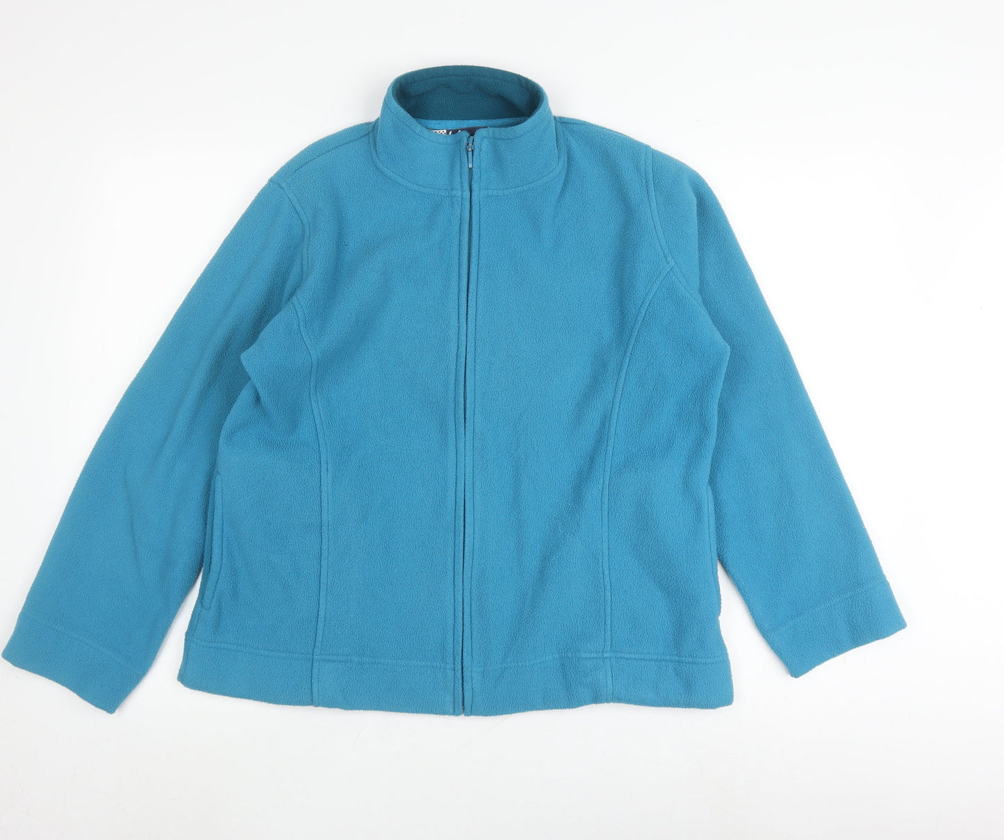 Isle Women's Blue Fleece Zip Jacket Size M