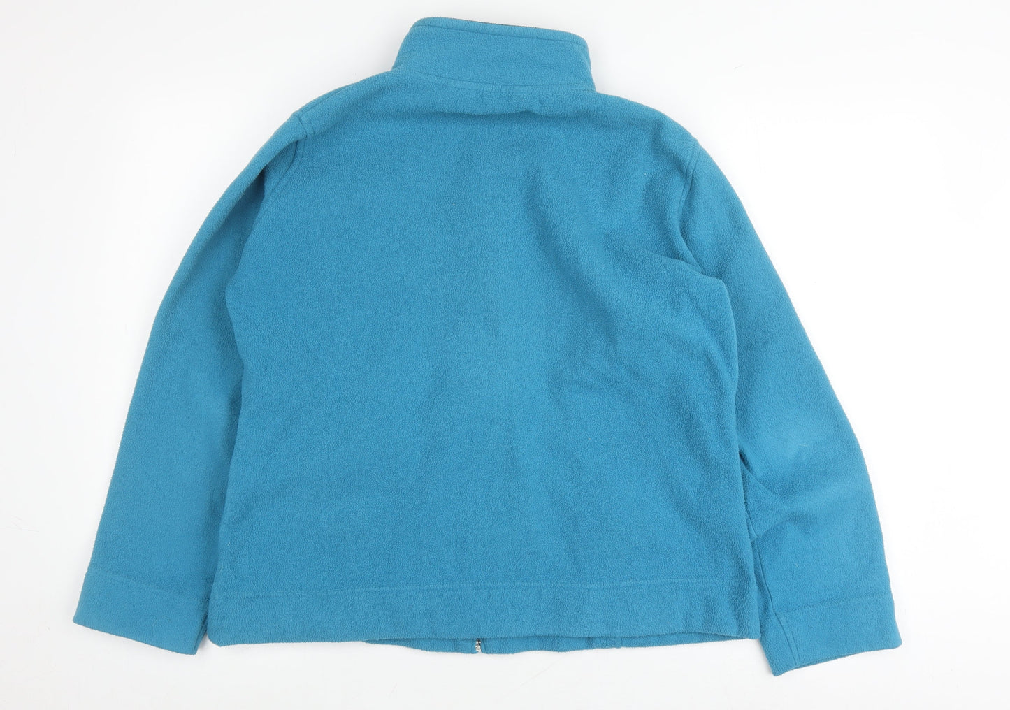 Isle Women's Blue Fleece Zip Jacket Size M