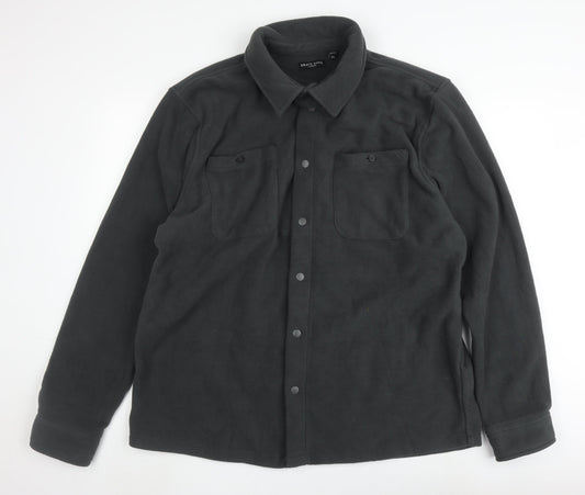 Brave Soul Men's Black XL Fleece Jacket