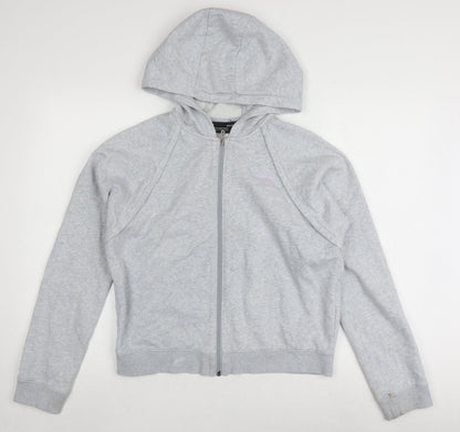 Under Armour Women's Grey Full Zip Hoodie Size M