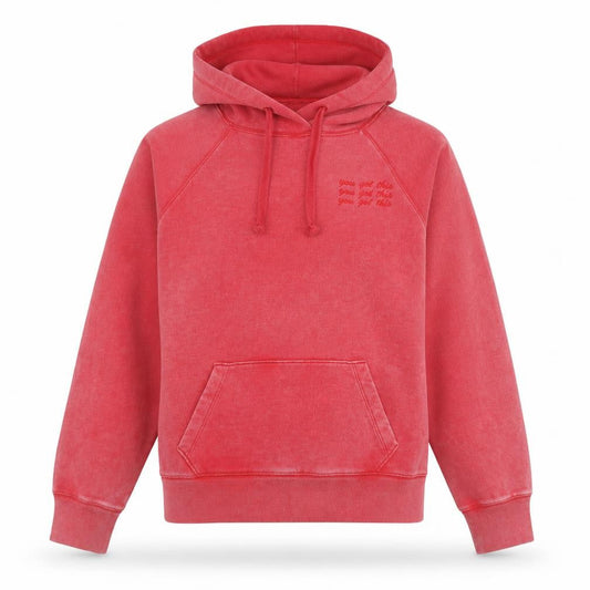 Pink Women’s XS Pullover Hoodie - Casual Cotton Blend