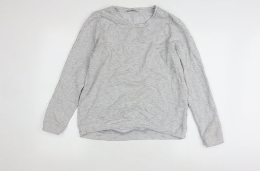 Oasis Women's Grey L Pullover Sweatshirt - Casual & Chic