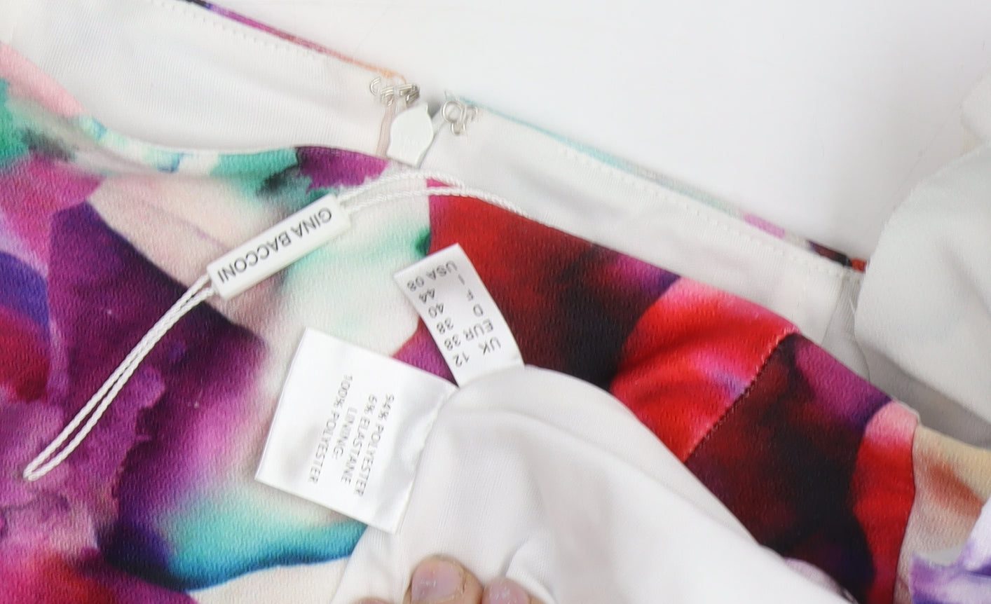 Gina Bacconi Women's Multicoloured Floral Bodycon Dress
