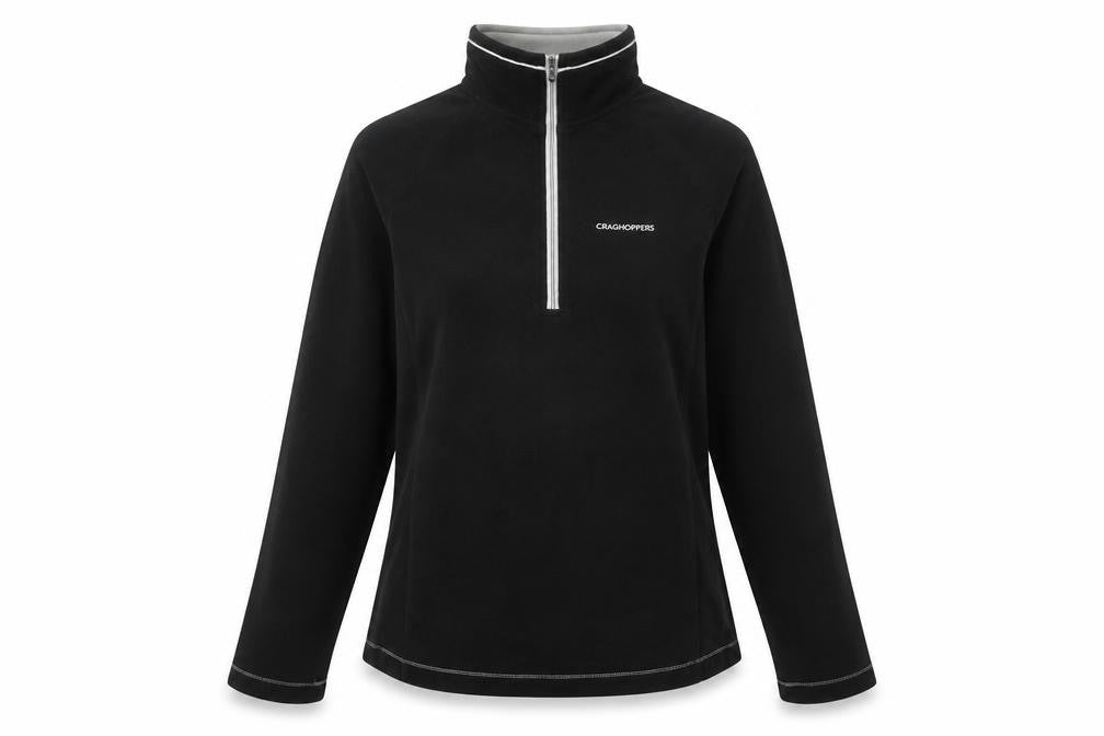 Craghoppers Women's Black Fleece Pullover Sweatshirt Size 8