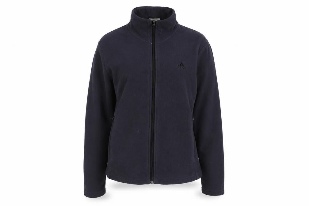 Adidas Women's Black Fleece Full Zip Sweatshirt M