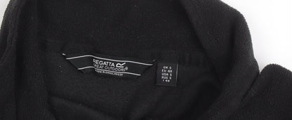 Regatta Men's Black Fleece 1/4 Zip Sweatshirt S