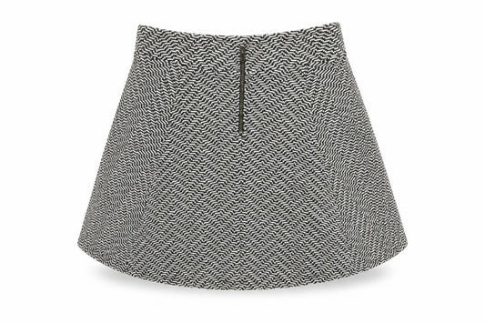 Superdry Women's Black A-Line Skirt, UK 10, Geometric