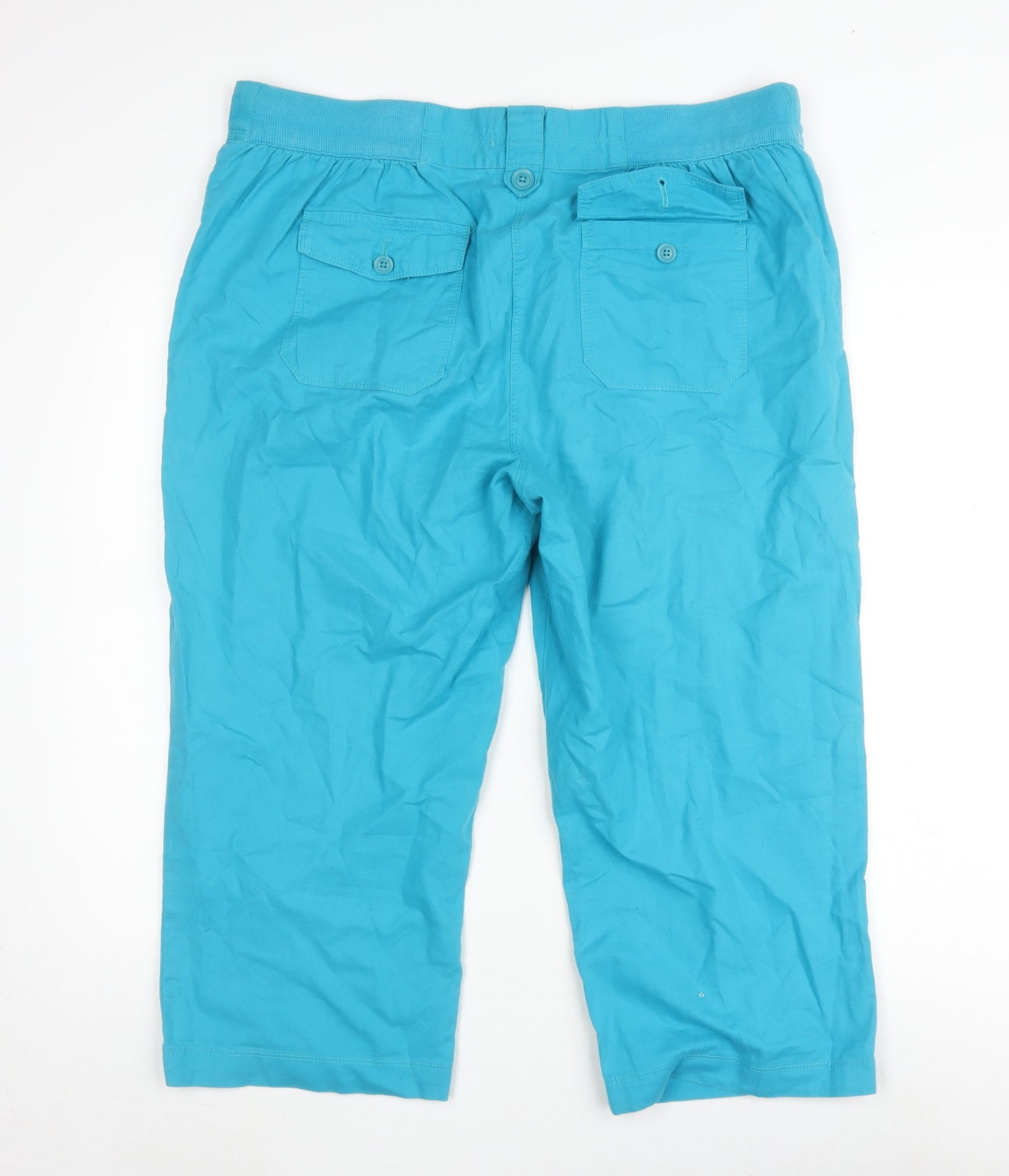 Athletic Casualwear Women's Blue Capri Trousers Size 16