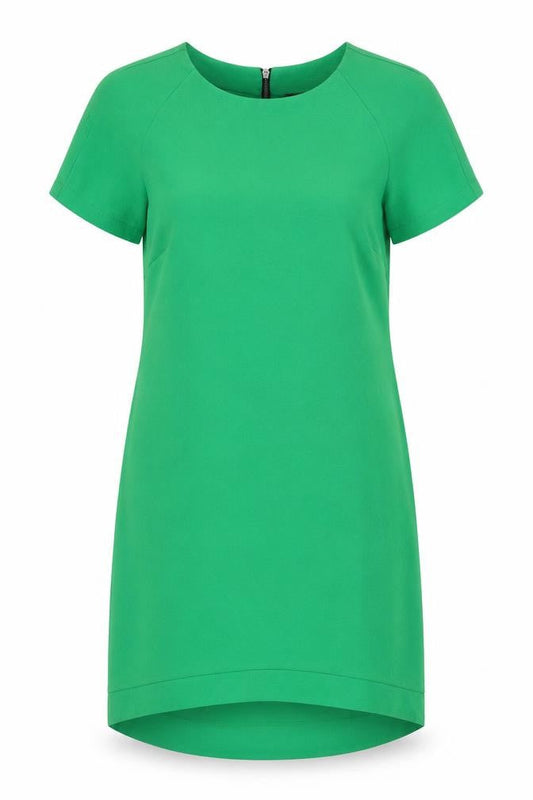 Topshop Women's Green Shift Dress Size 8