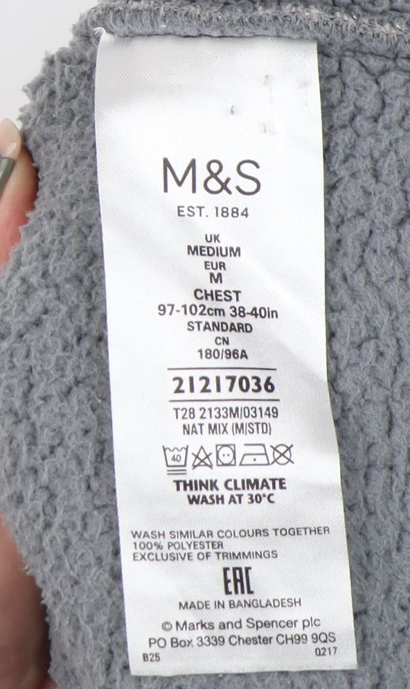 Marks and Spencer Men's Grey Medium Jacket 38-39"