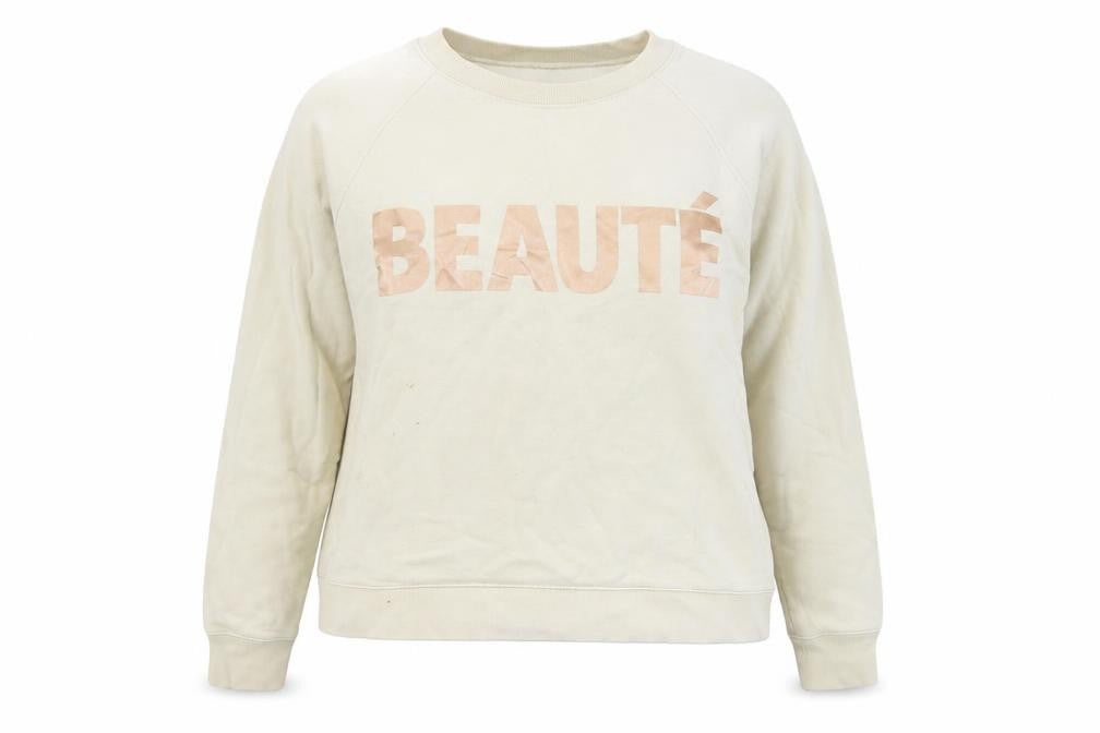 J.Crew Women’s Ivory Sweatshirt XL - Casual