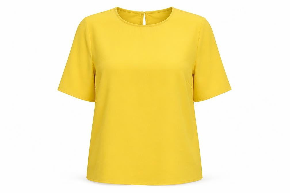 Pebble Bay Women’s Yellow Blouse, Size 12