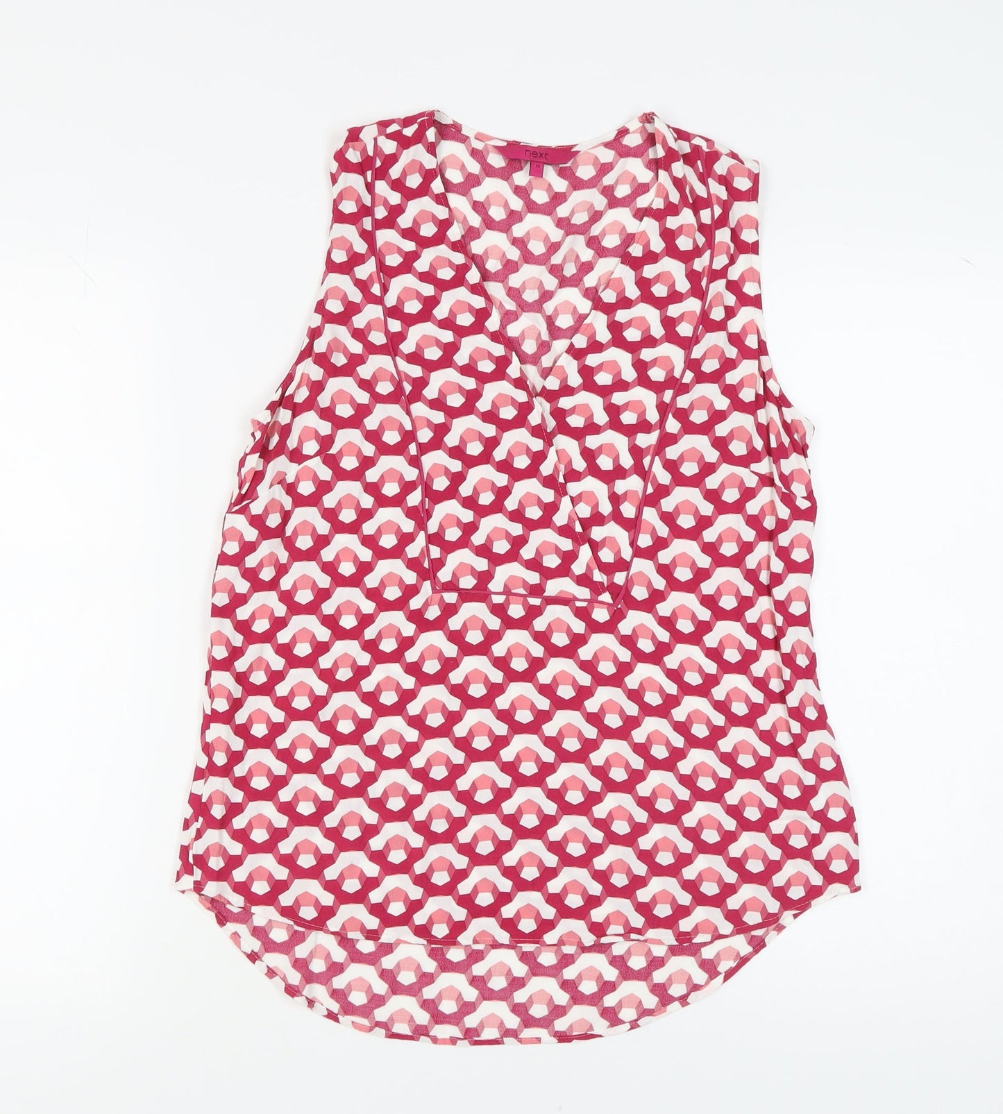 Next Women's Multicoloured Geometric Wrap Blouse