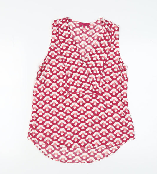 Next Women's Multicoloured Geometric Wrap Blouse