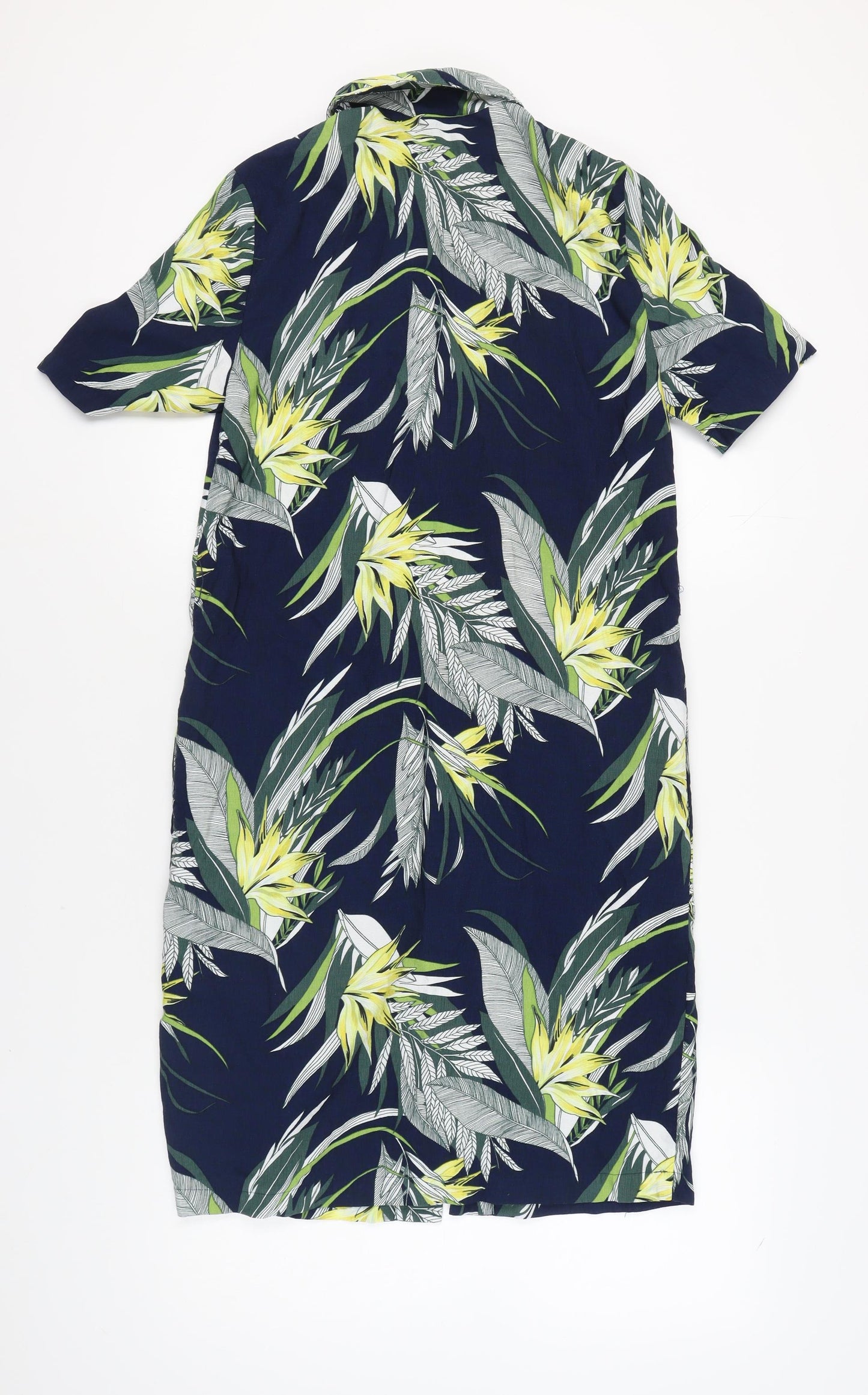 Warehouse Women's Multicoloured Floral Shirt Dress Size 10