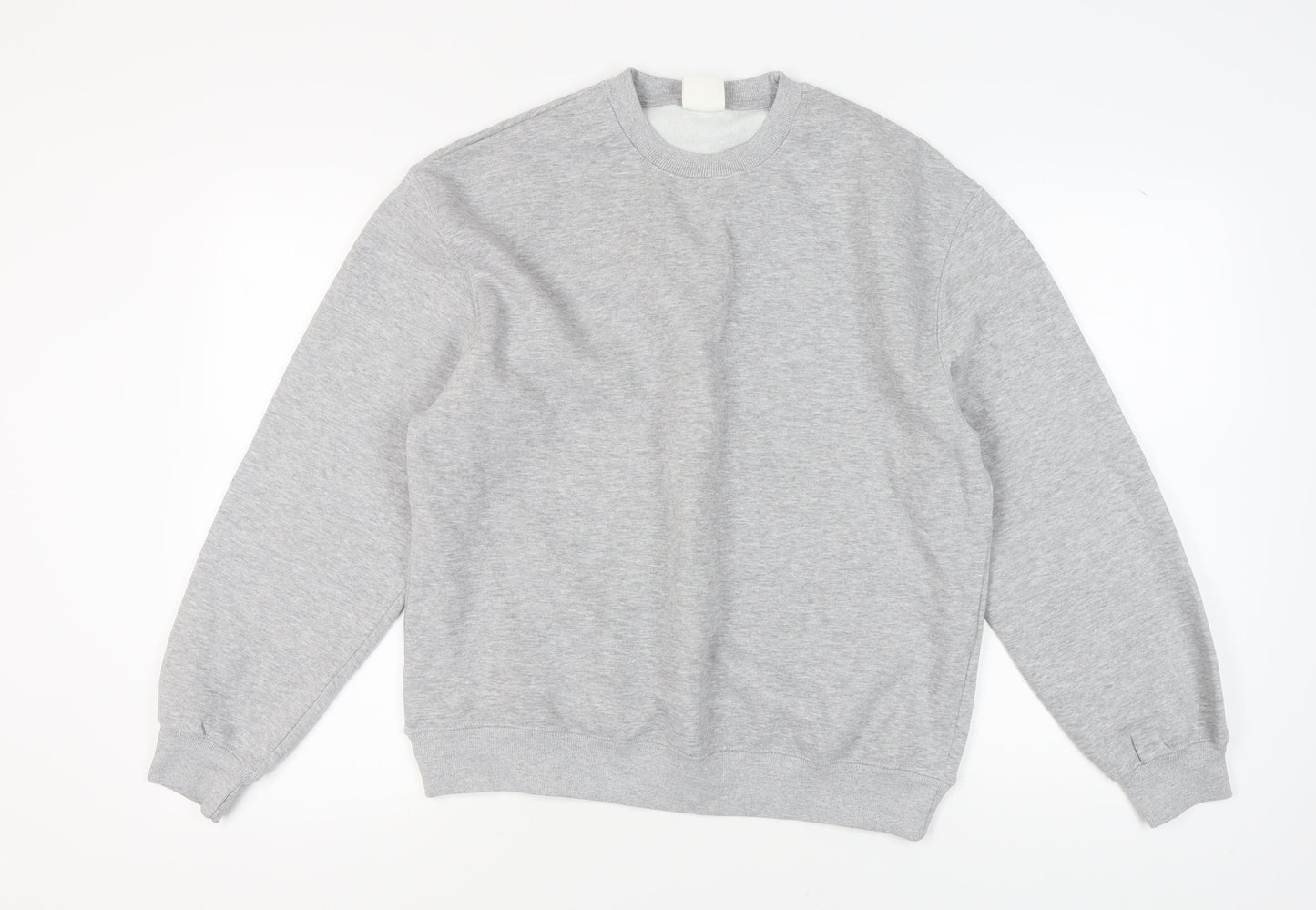 Pull&Bear Unisex Grey Pullover Sweatshirt L Regular