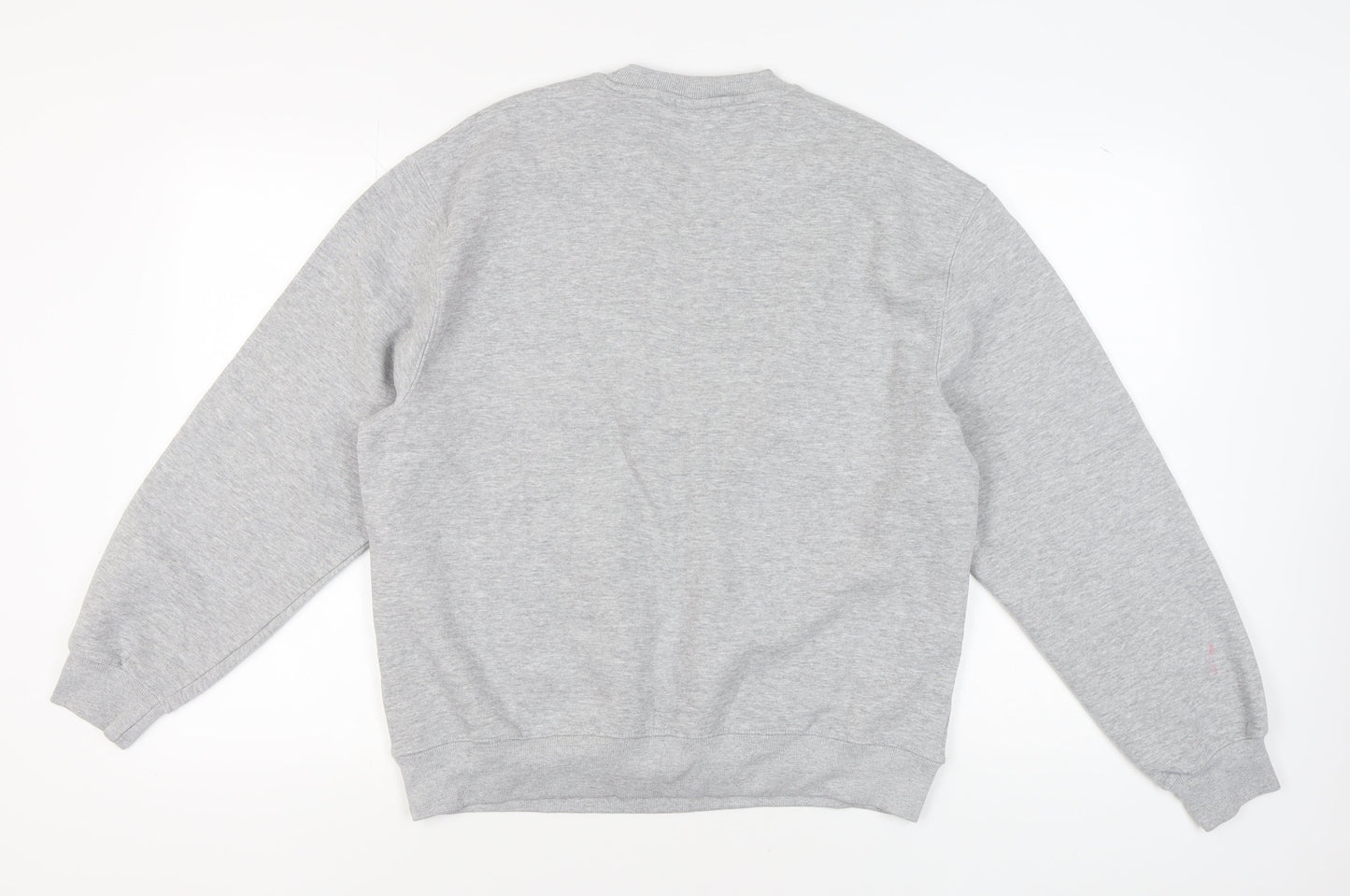 Pull&Bear Unisex Grey Pullover Sweatshirt L Regular