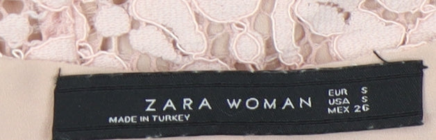 Zara Woman Pink Lace Shift Dress - Women, S, Party