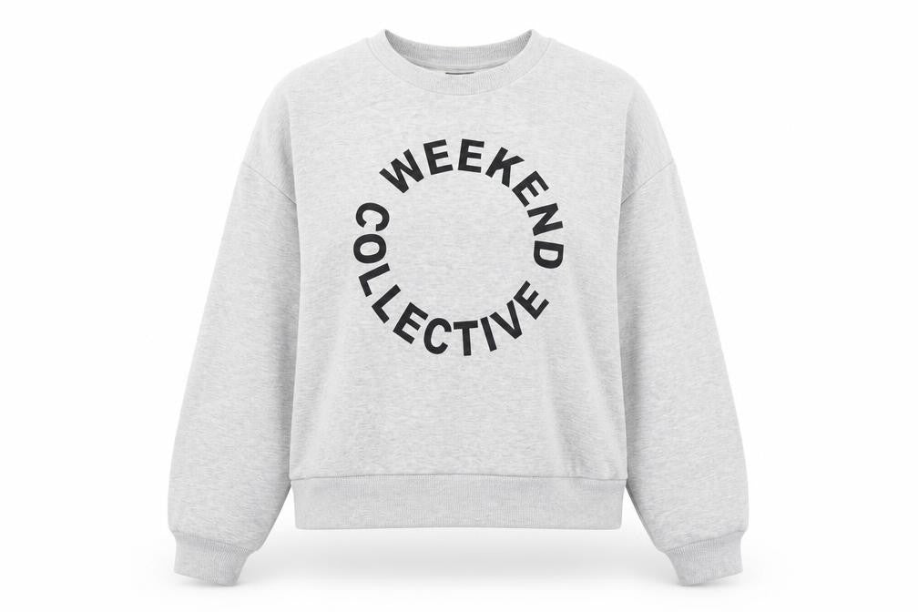 ASOS Design Women's Grey Pullover Sweatshirt Size 8