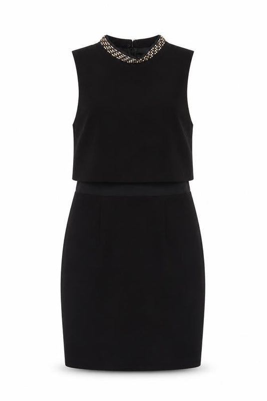 Asos Women's Black Sheath Dress, Size 10, Party Perfect
