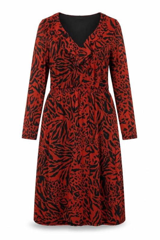 Roman Women's Multicoloured Wrap Dress - Size 14